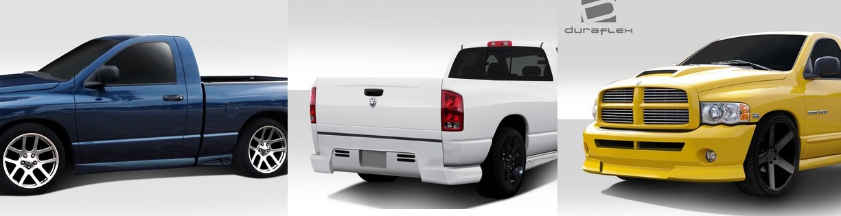 Duraflex BT-1 Complete Body Kit 02-05 Dodge Ram 2 Door